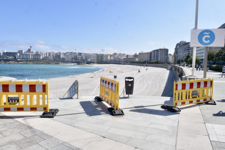 Playas de A Coruña durante la temporada de verano