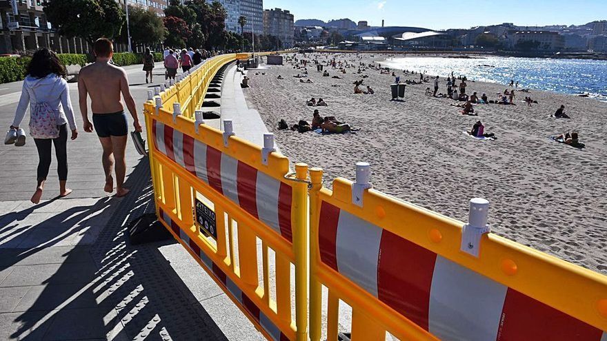 Socorristas en las playas de A Coruña