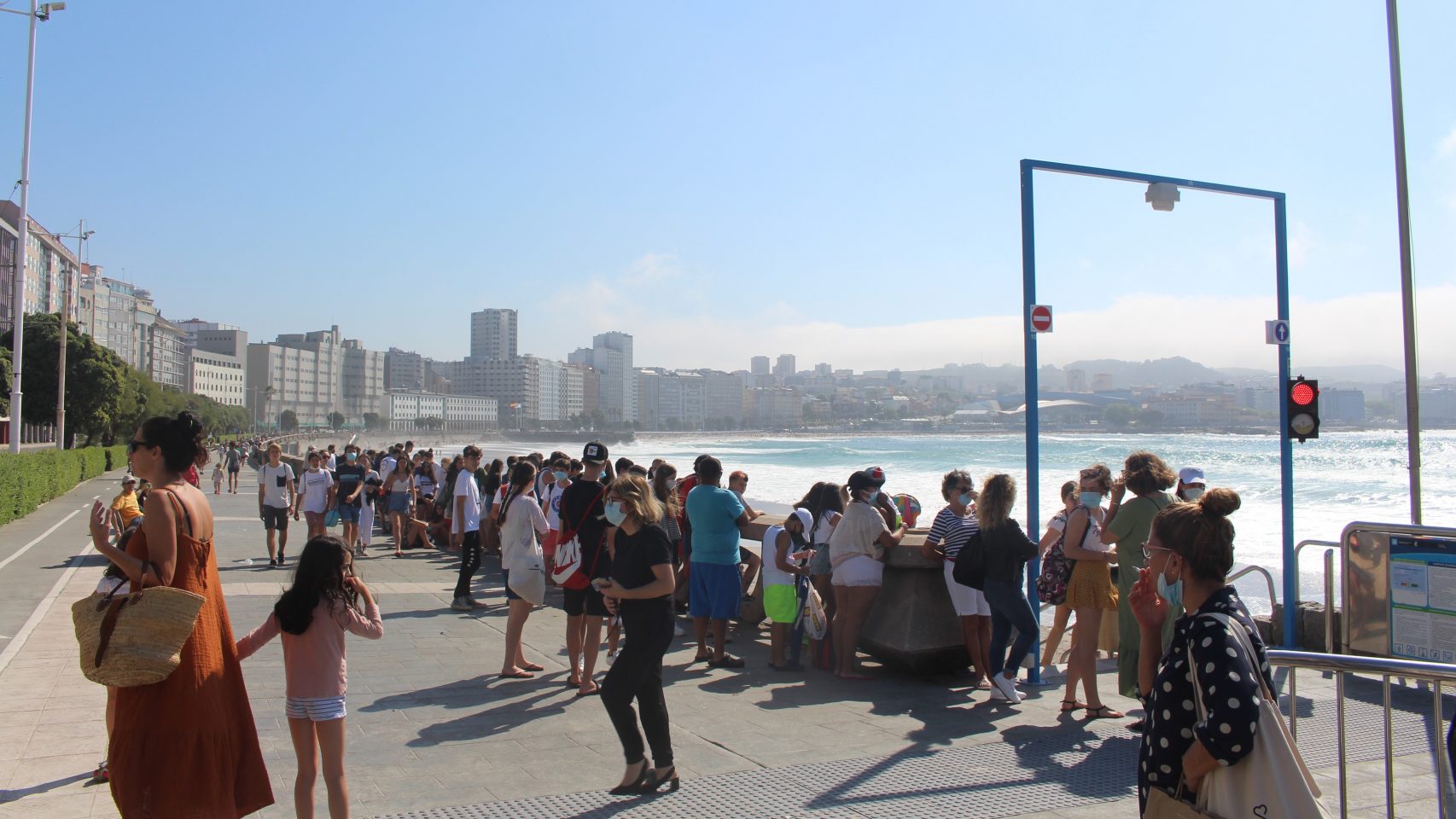 Dispositivo de seguridad en las playas de A Coruña
