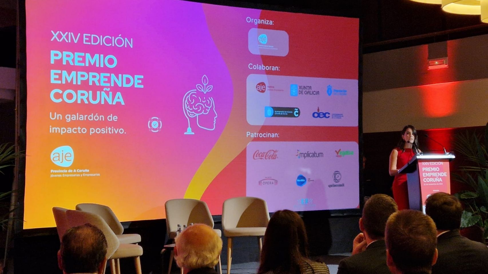 Premio Emprende Coruña de AJE