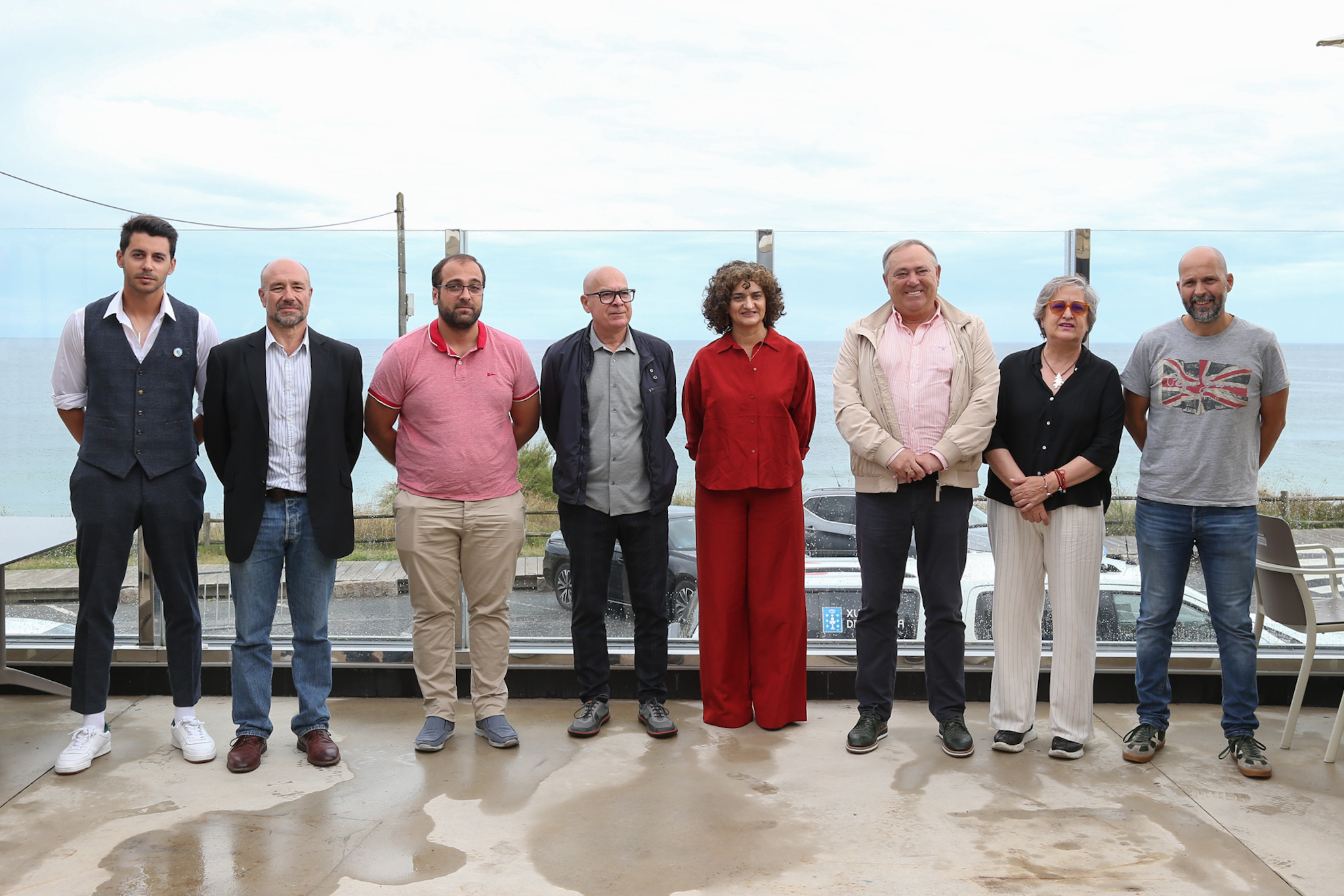 Presentación de la aplicación digital en playas de Ribeira con servicio de socorrismo