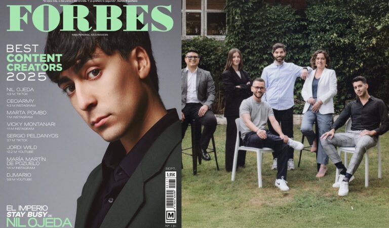 CEUS WORLD en FORBES septiembre 2025, David Varela junto a su equipo